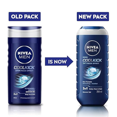 Nivea Men Cool Kick Shower Gel