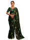 Vasthrlay Georgette Printed Dark Saree