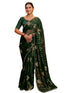Vasthrlay Georgette Printed Dark Saree