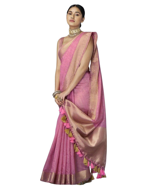 Vasthrlay Women's Cotton Unstitched Skin Friendly Saree