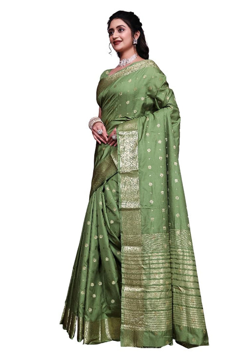Vasthrlay Satin Jacquard Woven Textured