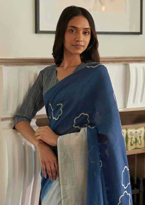 Vasthrlay Lightweight Linen Blend Contrast