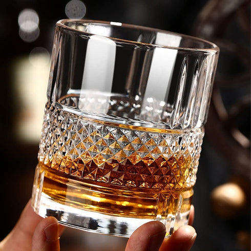 PrimeWorld Signature Crystal Whiskey Glasses Set of 6 pcs