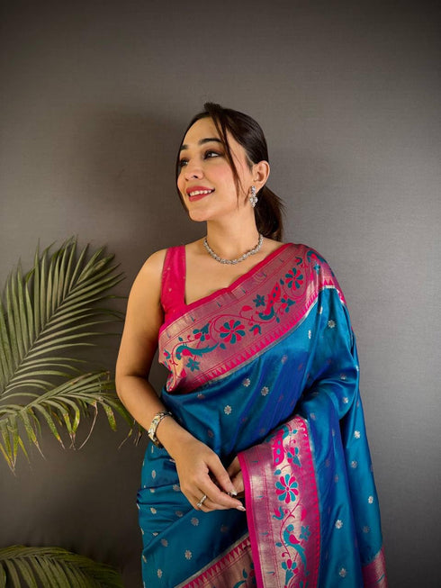 Vasthrlay Paithani Kanjivaram Beautiful