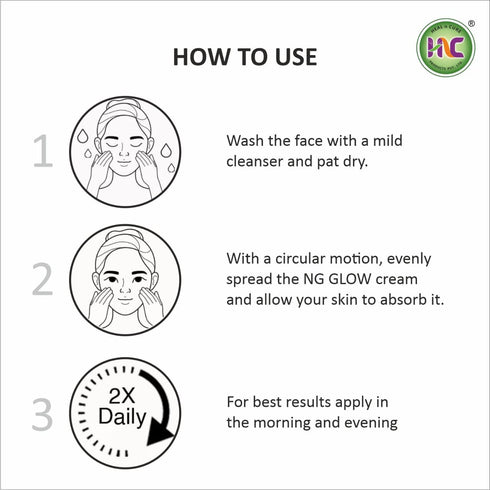 NG Glow Cream - Enriched With Kojic Acid & Glycolic Acid