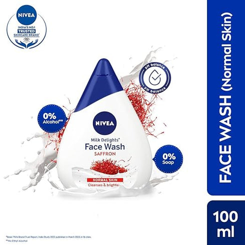 Nivea Milk Delights Saffron Face Wash