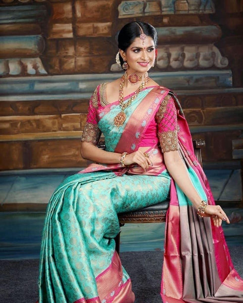 Vasthrlay Kanjivaram Festive Saree