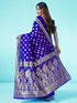 Vasthrlay Banarasi Jacquard Unstitched 3409s112n Turmeric