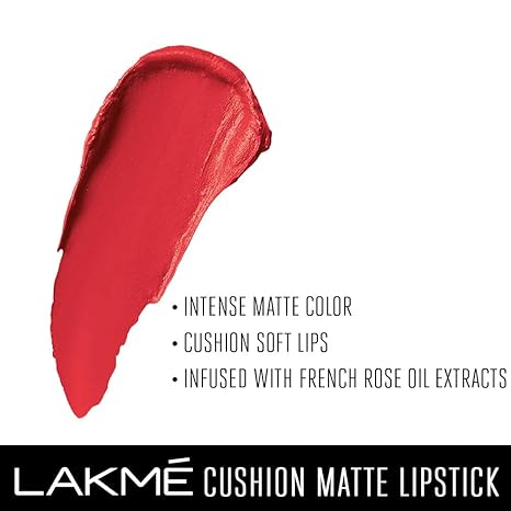 Lakme Cushion Matte Lipstick | Pink Summer