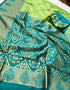 Vasthrlay Green Banarasi Saree