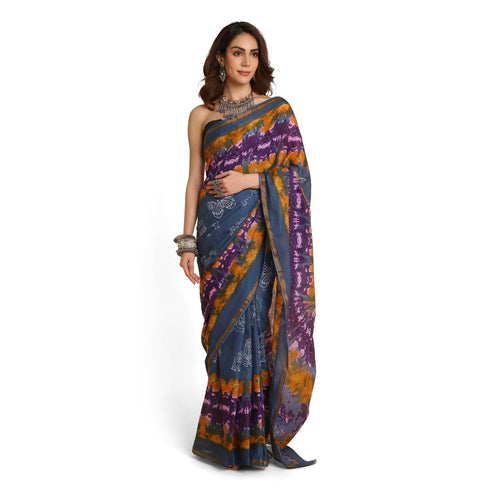 Vasthrlay Lightweight Breathable Traditional Printed Saree