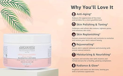 Amsarveda Himalayan Mud Mask - 225gm