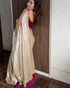 Vasthrlay Wine Embroidery Unstitched Saree