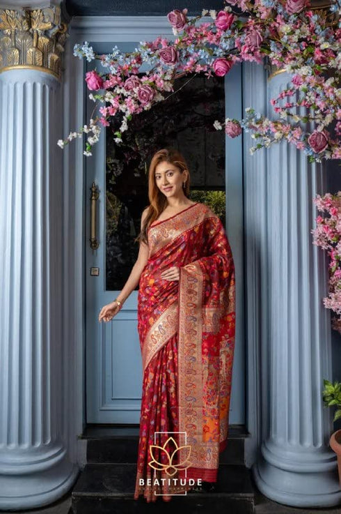 Vasthrlay Banarasi Border Saree