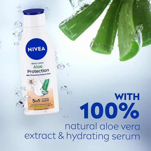 Nivea Body Lotion Aloe Protection With Spf 15