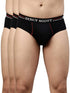 Dixcy Scott Originals Replay Briefs | 100% Combed Cotton Brief for Men | Men's Underwear | Modern Mid-Waist Fit | Durable, Sweat-Absorbing Cotton-Lined Waistband | Innerwear for Man | Pack of 3