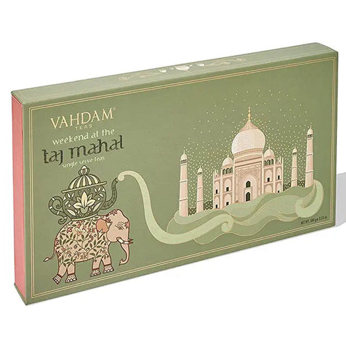 Vahdam Tea Weekend At The Taj Mahal Gift Set 8 Teas