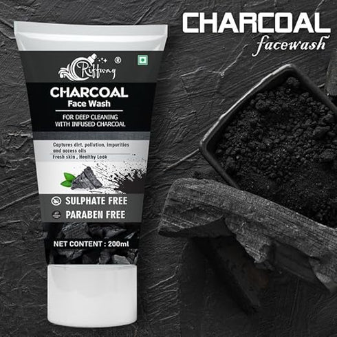Riffway Charcoal Tube Face Wash