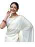 Vasthrlay Sequins Embroidery Unstitched Maroon Saree
