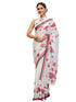 Vasthrlay Printed White1 White Saree