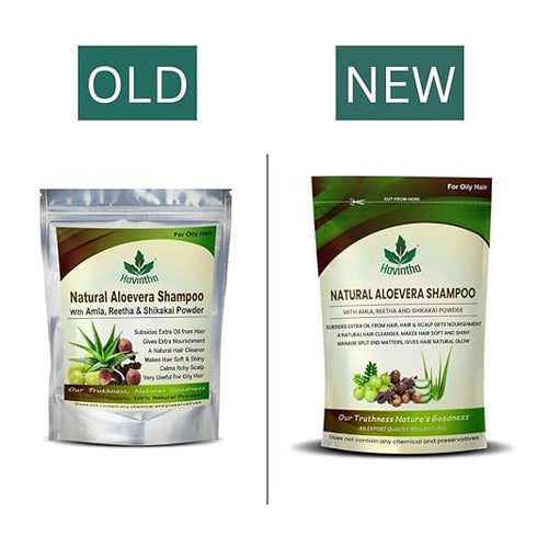 Havintha - Natural Herbal Powder Shampoo for Hair - 3 Types