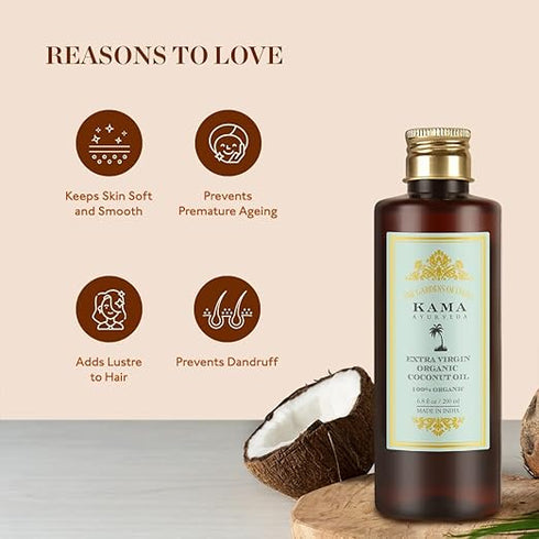 Kama Ayurveda Extra Virgin Organic Coconut Oil