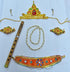Janmashtmi Krishna Dress Costume Comfortable Set Of 8 Items