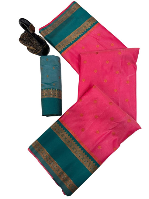 Vasthrlay Narayanpet Paithani Contrast