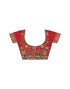 Vasthrlay Georgette Embroidery Unstitched Red Saree