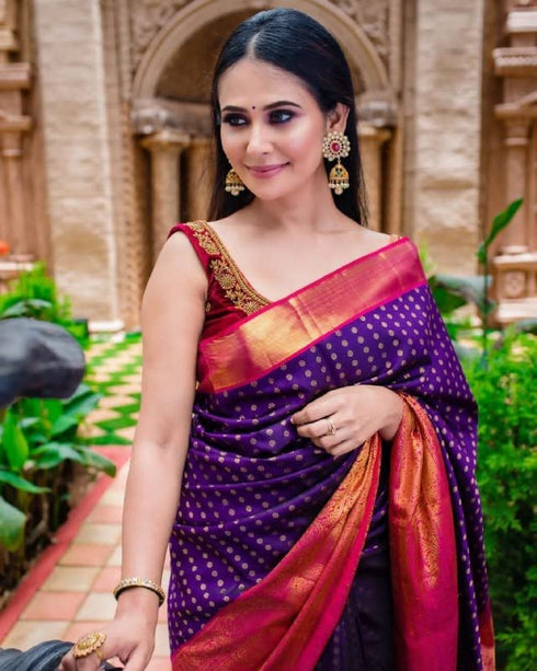 Vasthrlay Kanjivaram Designer Saree