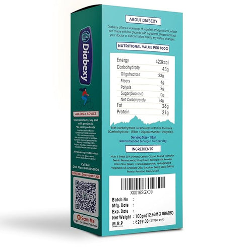 Diabexy Breakfast Bar Sugar Control for Diabetes