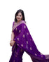 Vasthrlay Purple Kanjivaram Saree