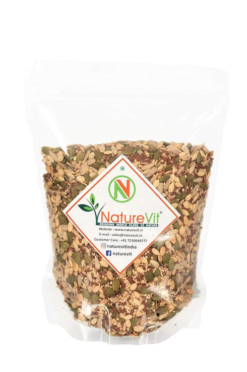 NatureVit 5-in-1 Raw Mix Seeds Healthy Vegan Superfood Snack