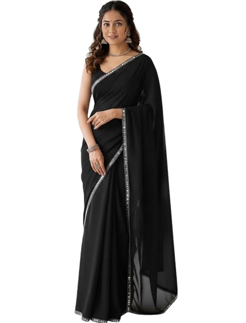 Vasthrlay Georgette Unstitched Ethnic Wear
