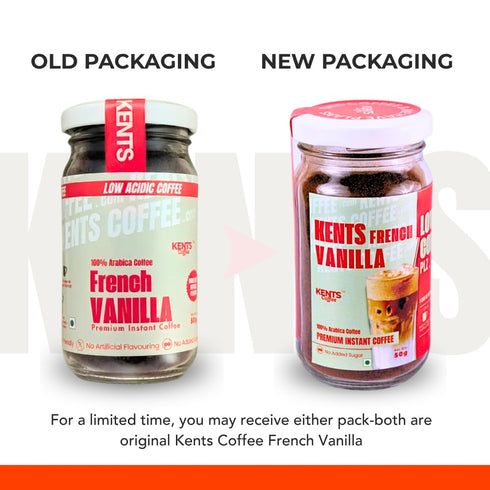 Kents Coffee French Vanilla Instant Coffee 50g