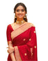 Vasthrlay Kanjivaram Silk Saree Jacquard Banarasi Sari With Blouse Piece For Wedding
