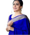 Vasthrlay Soft Pure Kanjivaram Silk Blue Saree Banarasi With Blouse Piece