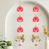 Divyakosh MDF Wood Door Entrance Hanging Set Lotus With Cow