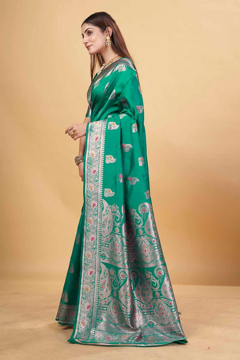 Vsathrlay Kanjivaram Banarasi Festival Wedding Ethnic Wear