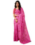Vasthrlay Chanderi Printed Unstitched Blue Saree