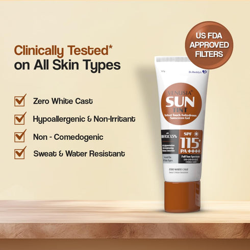 Venusia Tinted sunscreen SPF115