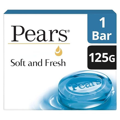 Pears Soft & Fresh Bathing Soap Bar 125g