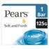 Pears Soft & Fresh Bathing Soap Bar 125g