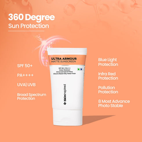 SkinInspired Ultra Armour 3.6% Uvinul A+ Sunscreen Gel SPF 50+ PA++++