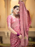 Vasthrlay Banarasi Unstitched Saree