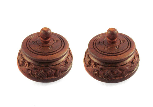 Wooden Sindoor Box / Kumkum Box / Shringar Box