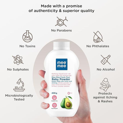 Mee Mee Baby Talcum Powder