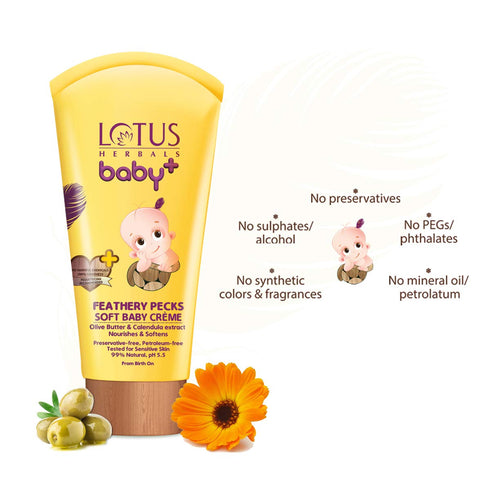 Lotus Baby Feathery Pecks Soft Baby Creme