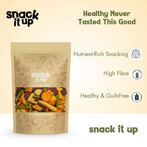 Vacuum Cooked Mix Vegetable Chips