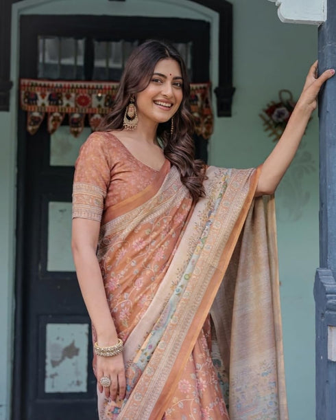 Vasthrlay Printed Handloom Unstitched
